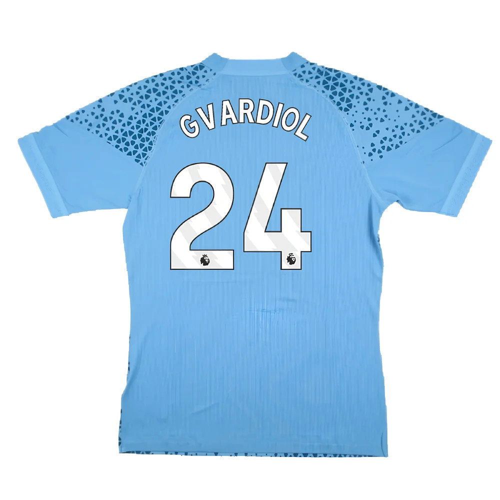 2023-2024 Man City Training Jersey Pro (Light Blue) (Gvardiol 24)_2