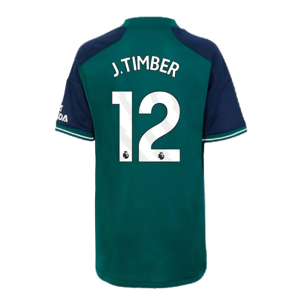 2023-2024 Arsenal Third Shirt (Kids) (J.Timber 12)_2
