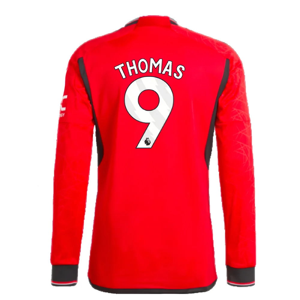 2023-2024 Man Utd Long Sleeve Home Shirt (Thomas 9)_2