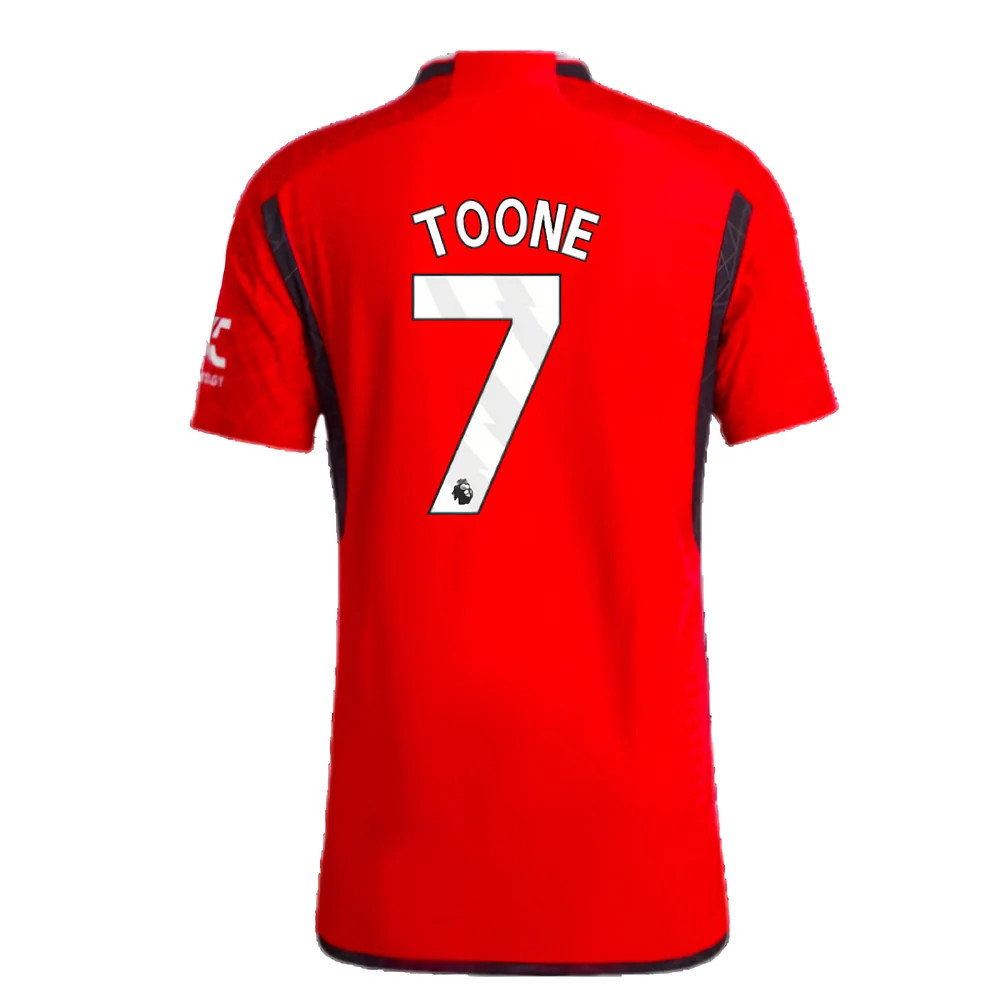 2023-2024 Man Utd Authentic Home Shirt (Toone 7)_2