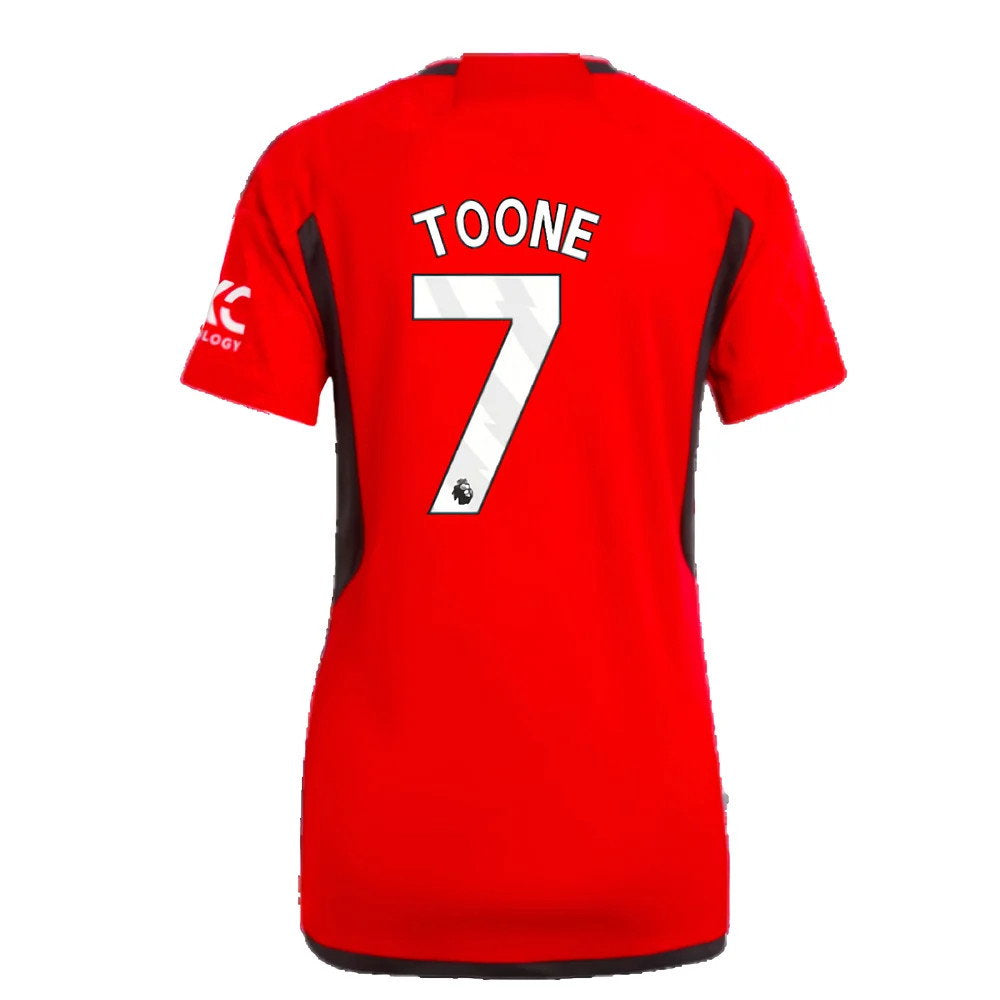 2023-2024 Man Utd Home Shirt (Ladies) (Toone 7)_2