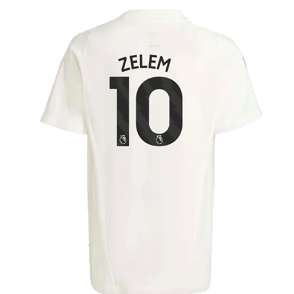 2023-2024 Man Utd Training Tee (White) - Kids (Zelem 10)_2