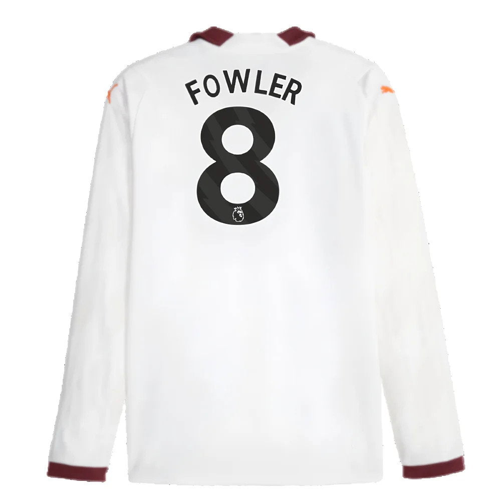 2023-2024 Man City Long Sleeve Away Shirt (Fowler 8)_2