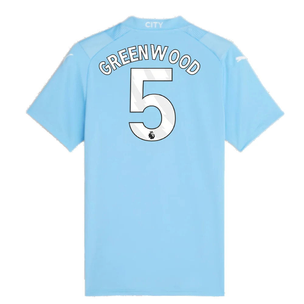 2023-2024 Man City Home Shirt (Ladies) (Greenwood 5)_2
