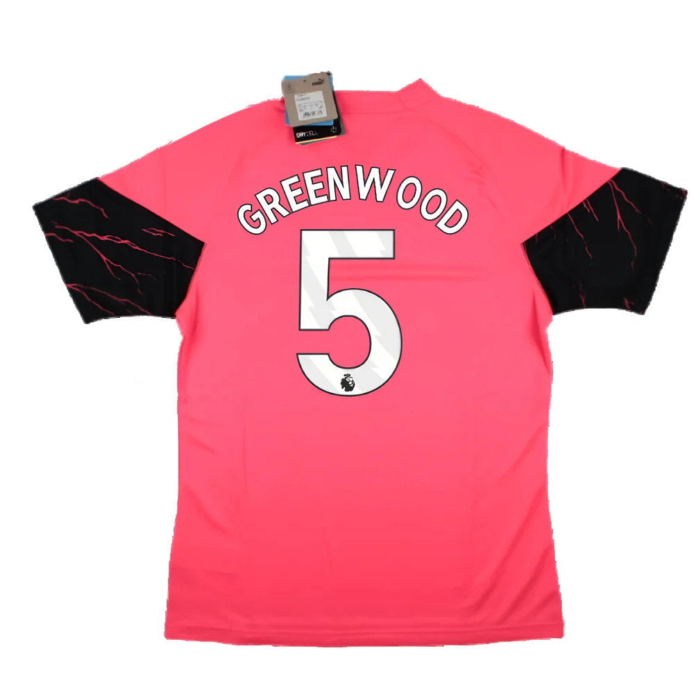 2023-2024 Man City Training Jersey (Sunset Glow) (Greenwood 5)_2