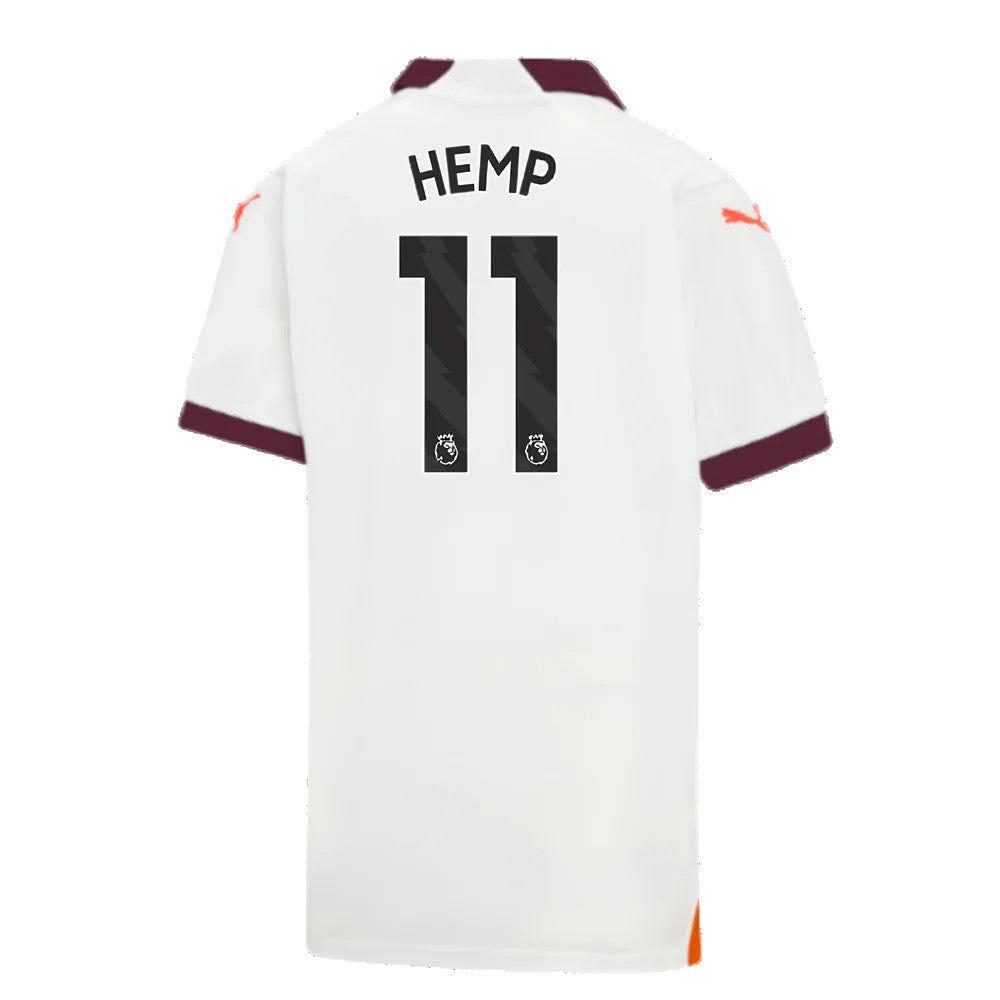 2023-2024 Man City Away Shirt (Kids) (Hemp 11)_2