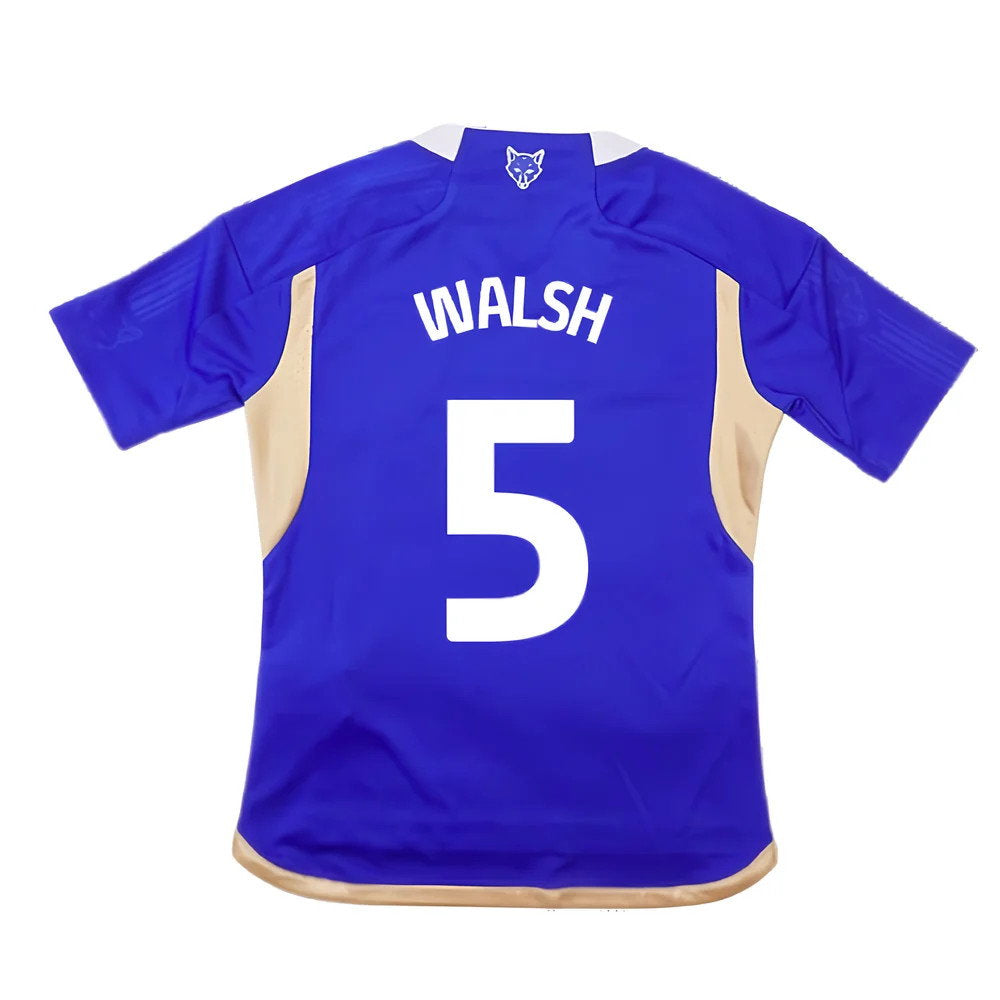 2023-2024 Leicester City Home Shirt (Kids) (Walsh 5)_2