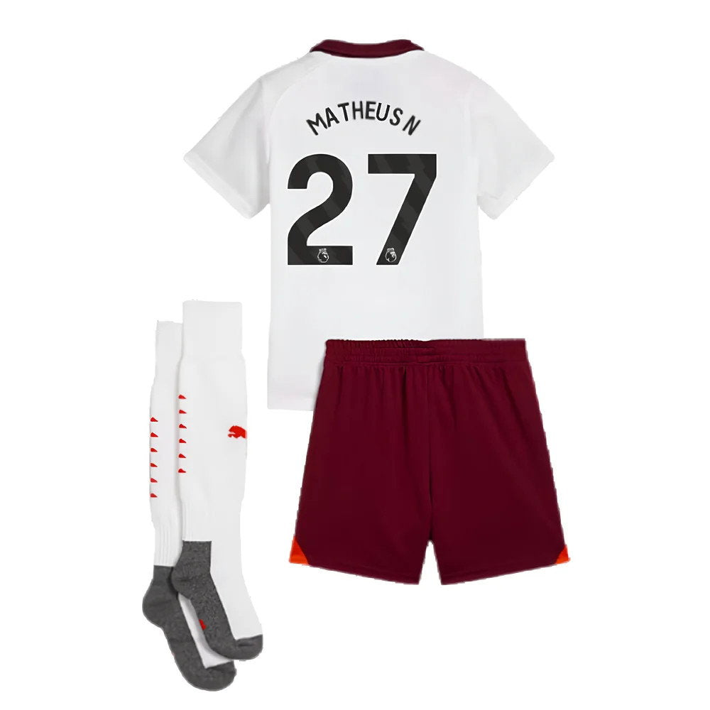 2023-2024 Man City Away Mini Kit (Matheus N 27)_2