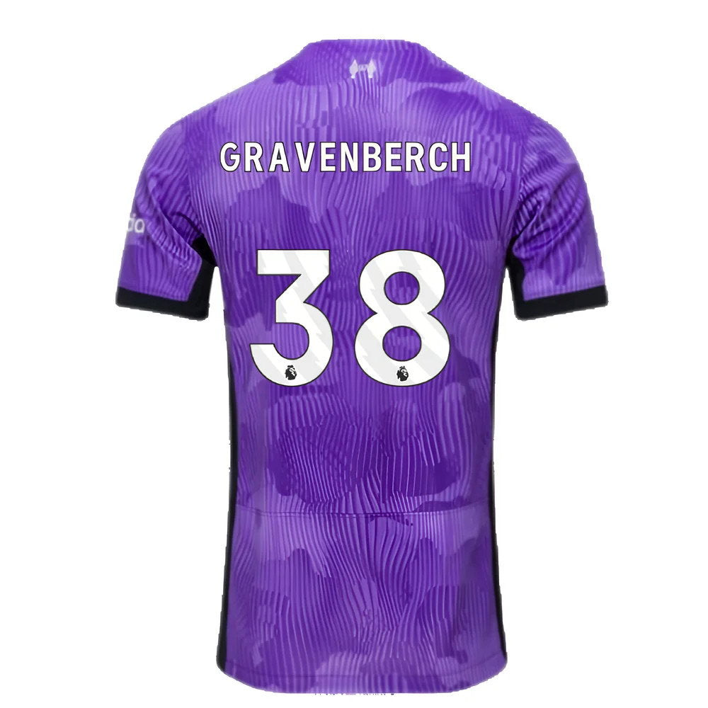 2023-2024 Liverpool Third Shirt (Kids) (Gravenberch 38)_2
