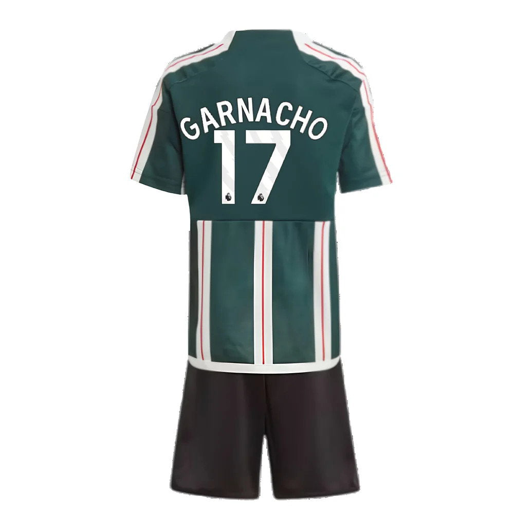 2023-2024 Man Utd Away Mini Kit (Garnacho 17)_2