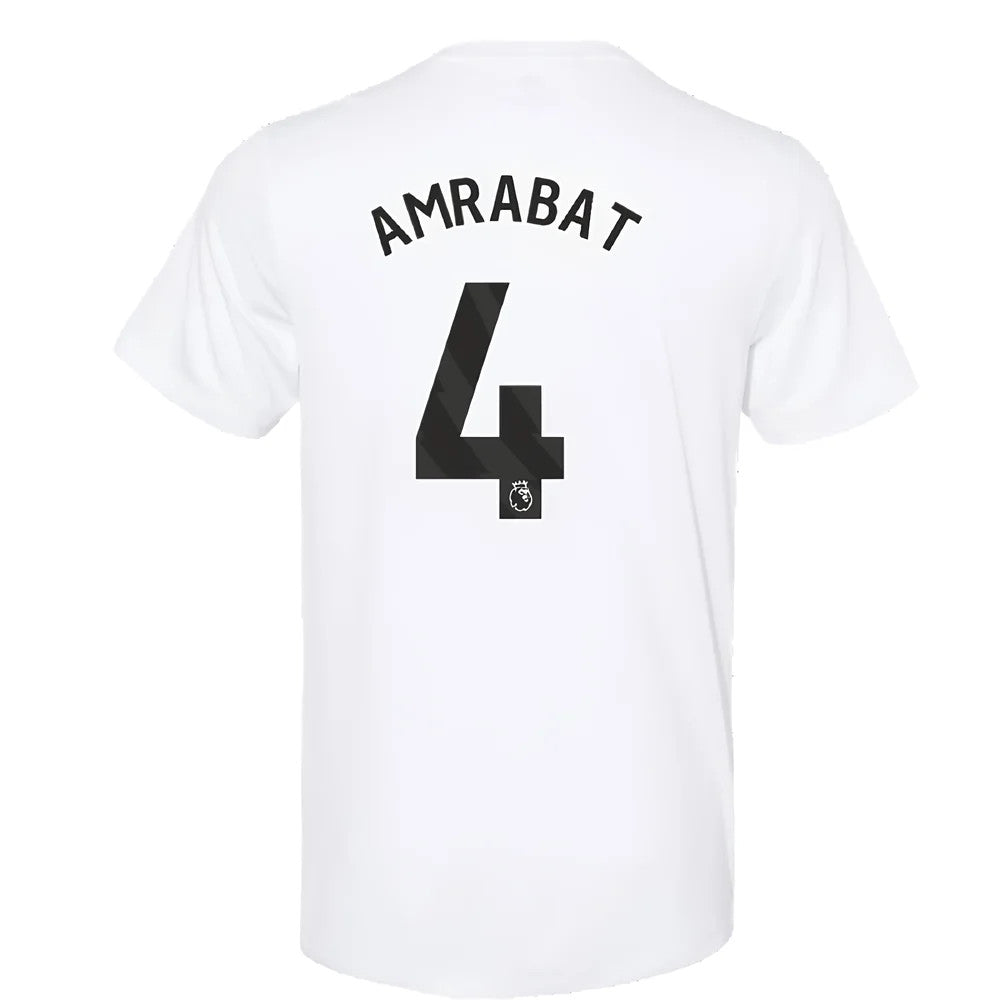 2023-2024 Man Utd Training Tee (White) (Amrabat 4)_2