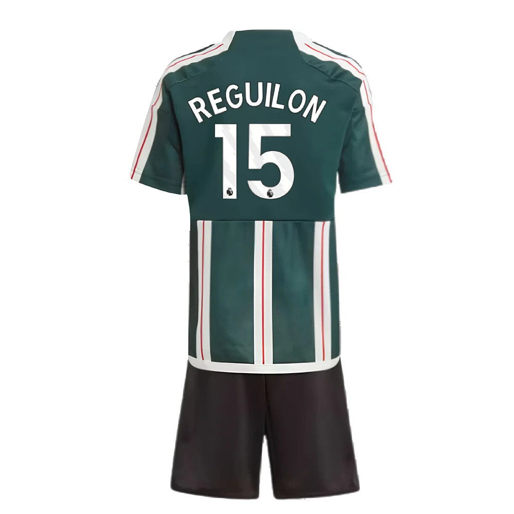 2023-2024 Man Utd Away Mini Kit (Reguilon 15)_2