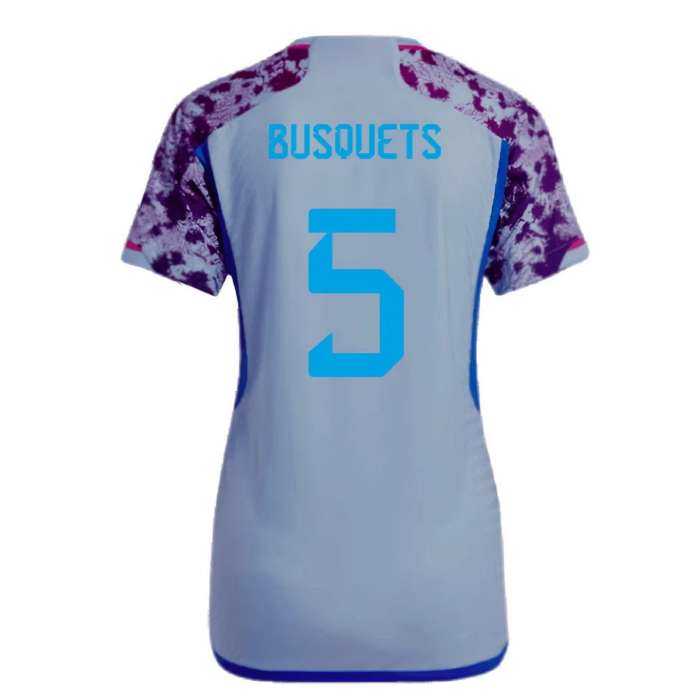2023-2024 Spain Authentic Away Jersey - Ladies (Busquets 5)_2