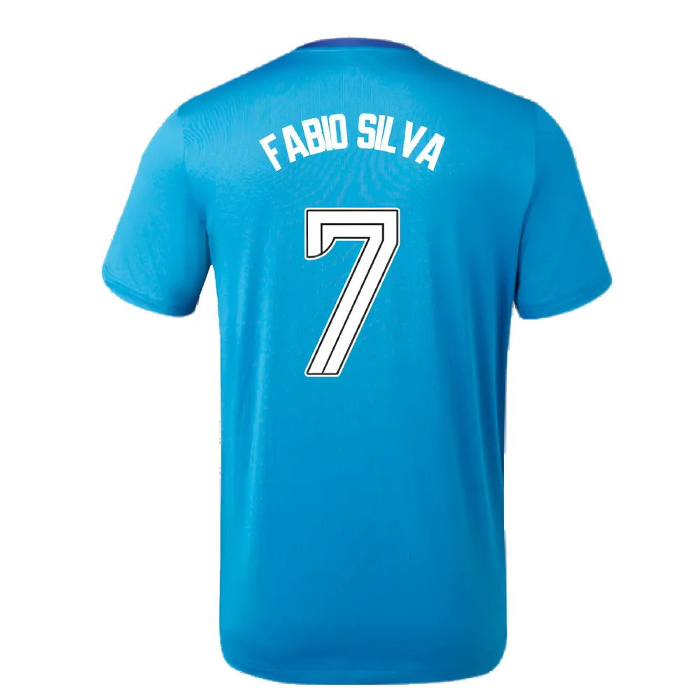 2023-2024 Rangers Players Training Tee (Deep Water) (Fabio Silva 7)_2