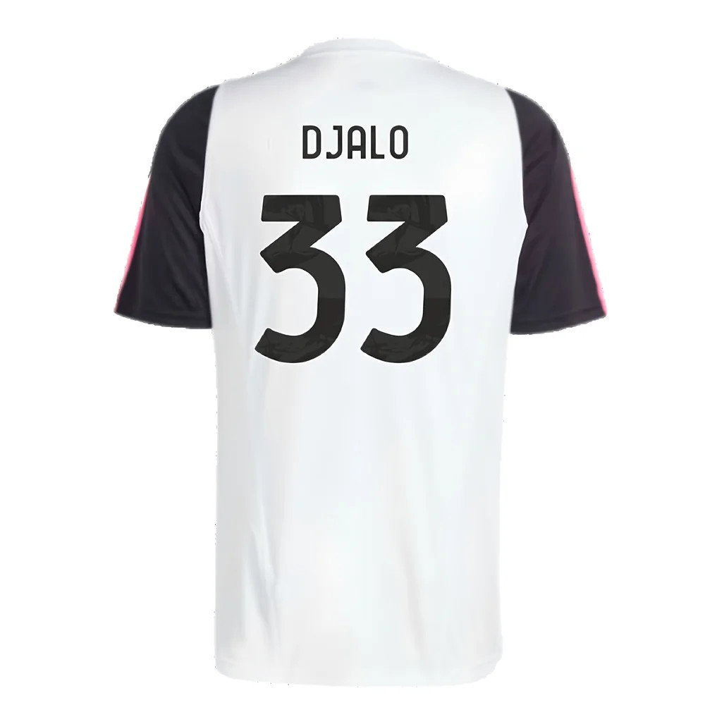 2023-2024 Juventus Training Shirt (White) (Djalo 33)_2