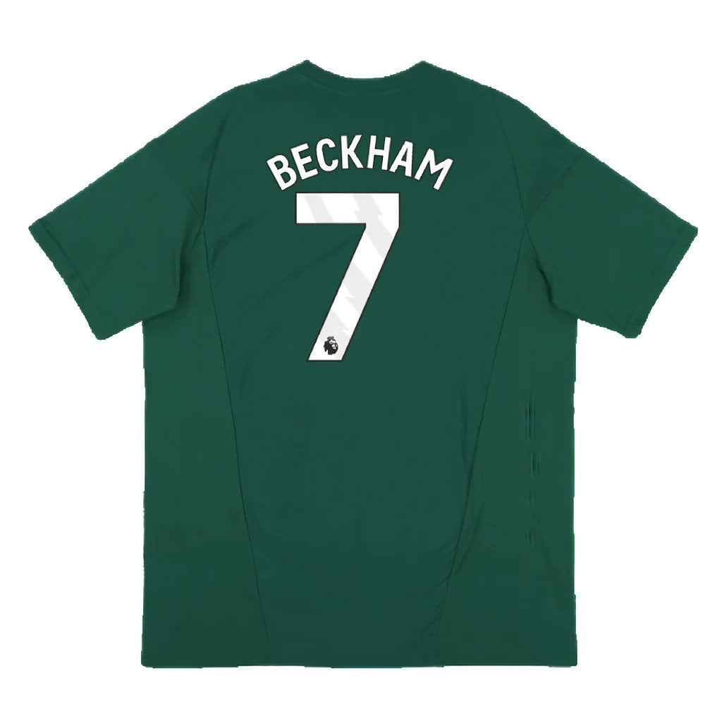 2023-2024 Man Utd Training Tee (Green) (Beckham 7)_2