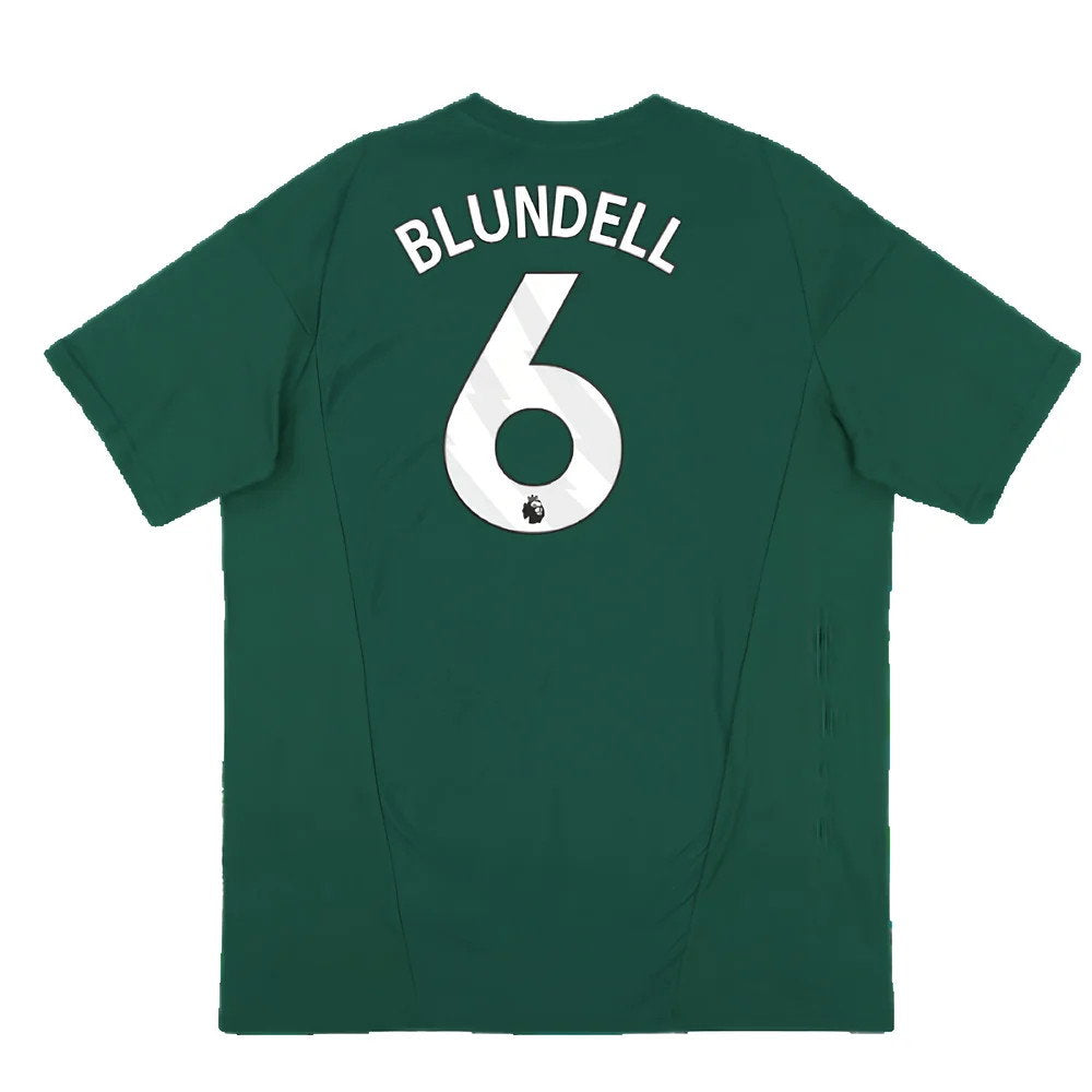 2023-2024 Man Utd Training Tee (Green) (Blundell 6)_2