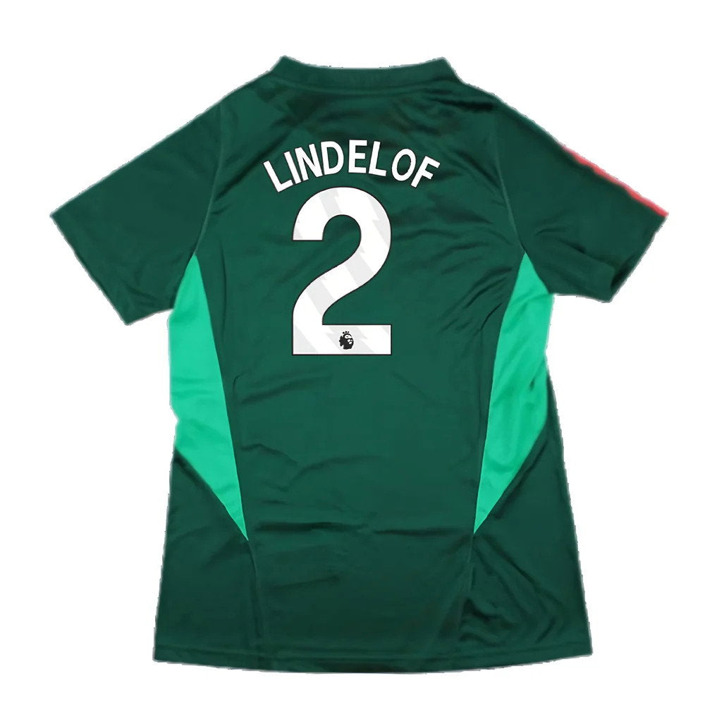 2023-2024 Man Utd Training Shirt (Green) - Ladies (Lindelof 2)_2