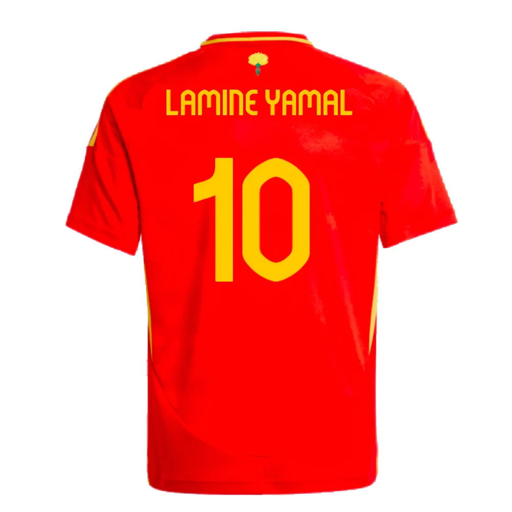 2024-2025 Spain Home Shirt (Kids) (Lamine Yamal 10)_2