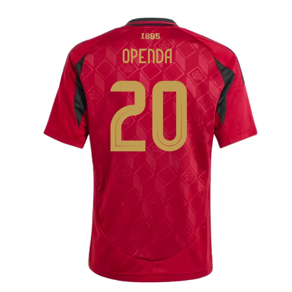 2024-2025 Belgium Home Shirt (Kids) (Openda 20)_2