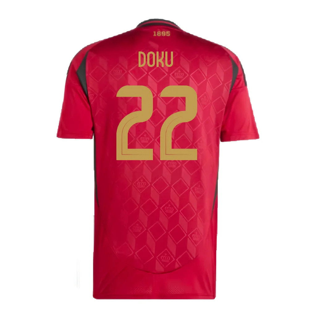 2024-2025 Belgium Home Shirt (Doku 22)_2