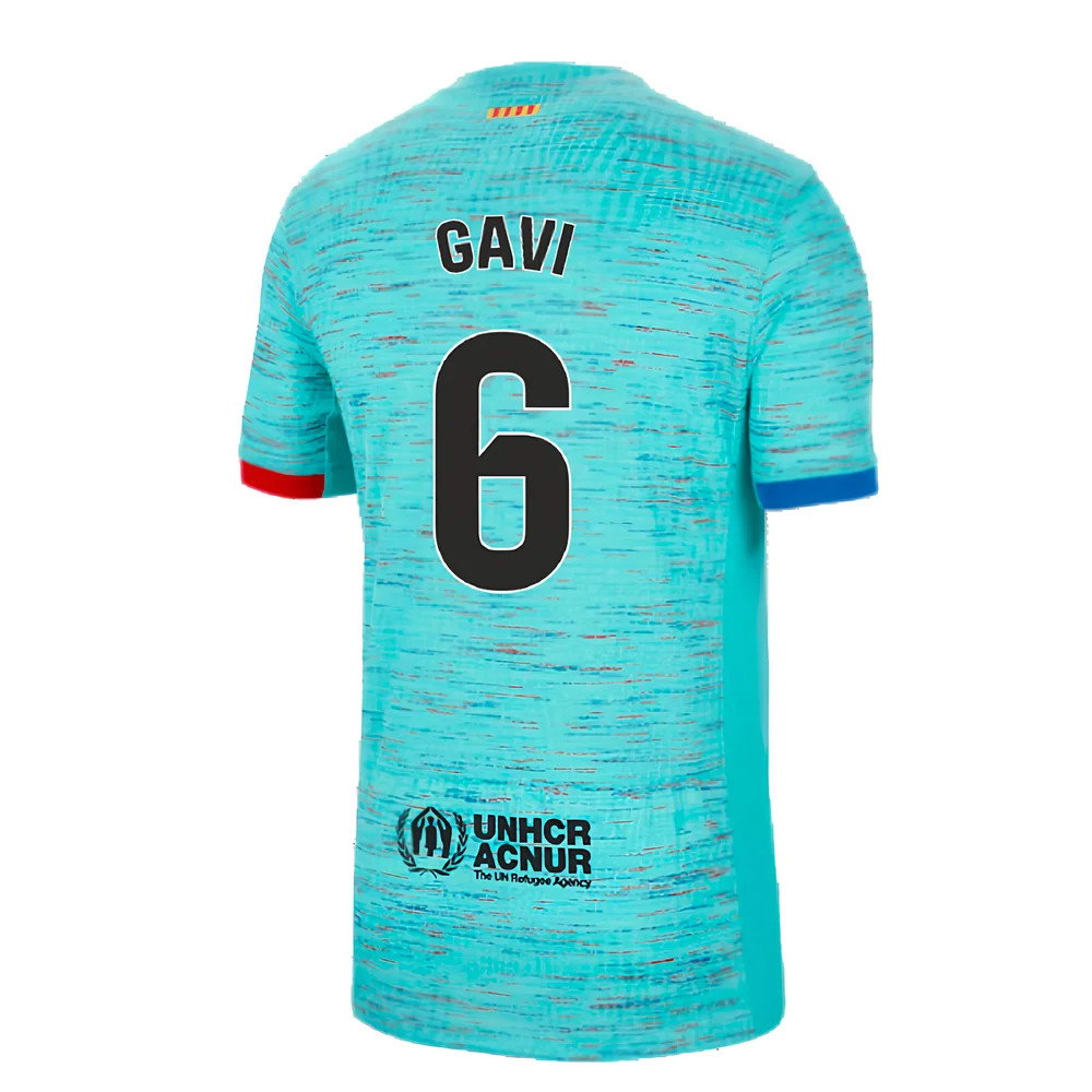2023-2024 Barcelona Authentic Third Shirt (Gavi 6)_2