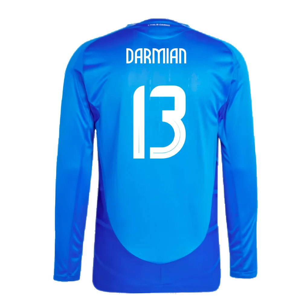 2024-2025 Italy Authentic Long Sleeve Home Shirt (DARMIAN 13)_2