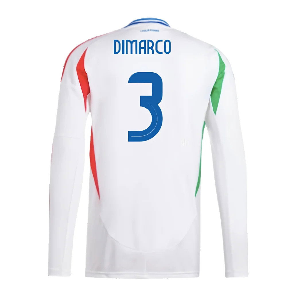 2024-2025 Italy Long Sleeve Away Shirt (DIMARCO 3)_2