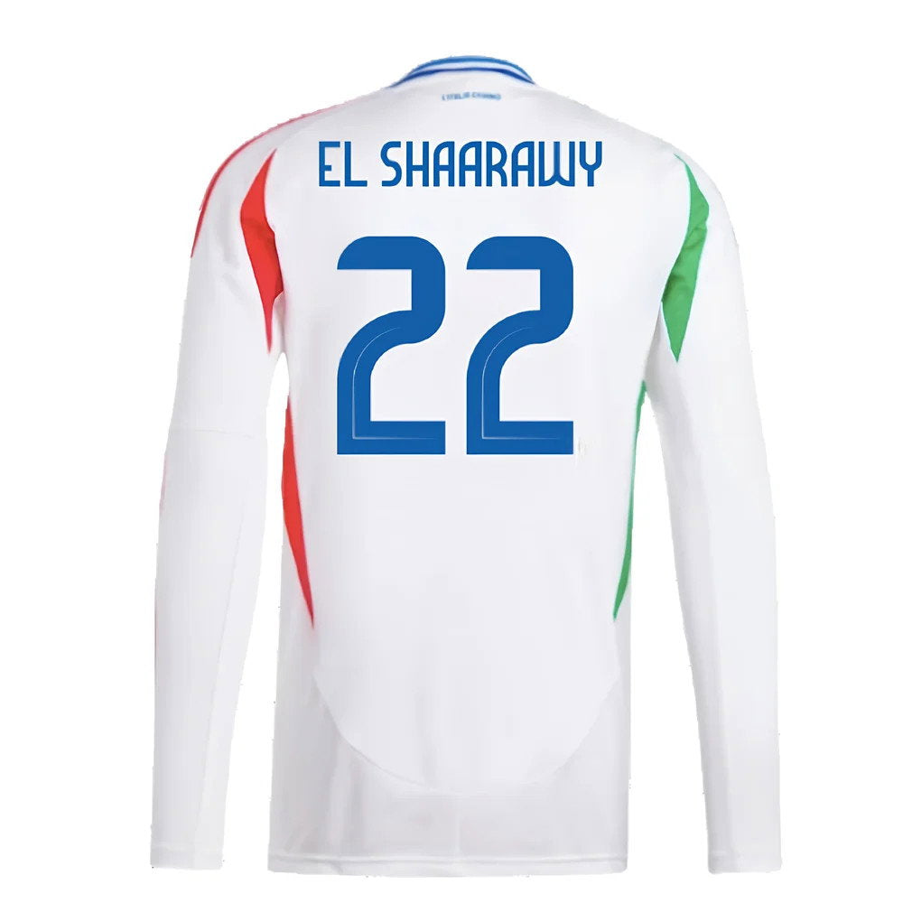 2024-2025 Italy Long Sleeve Away Shirt (EL SHAARAWY 22)_2