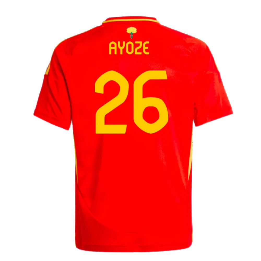 2024-2025 Spain Home Shirt (Kids) (Ayoze 26)_2