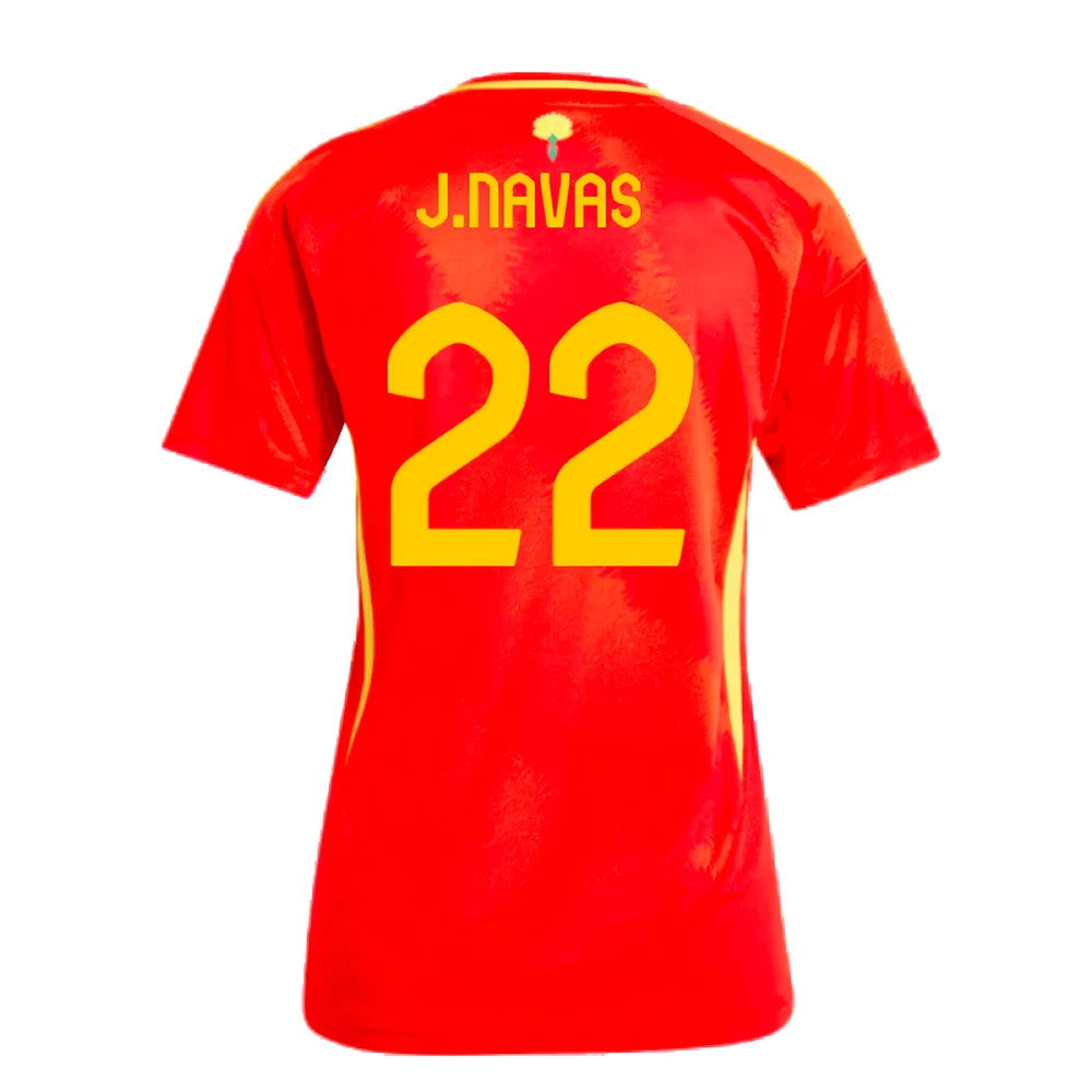 2024-2025 Spain Home Shirt (Ladies) (J.Navas 22)_2