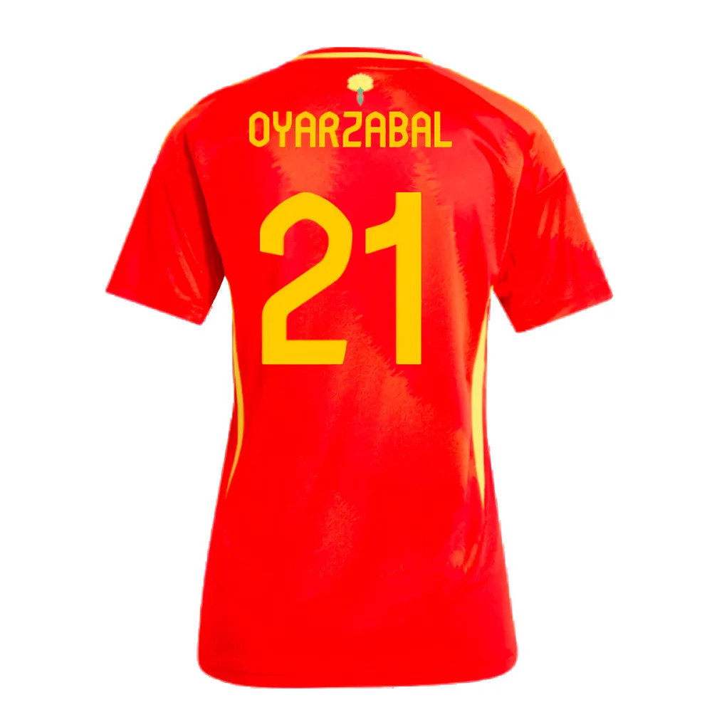 2024-2025 Spain Home Shirt (Ladies) (Oyarzabal 21)_2