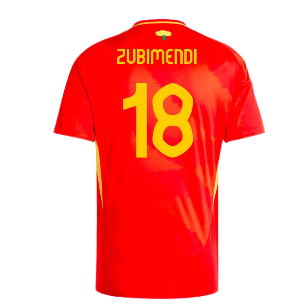 2024-2025 Spain Home Shirt (Zubimendi 18)_2