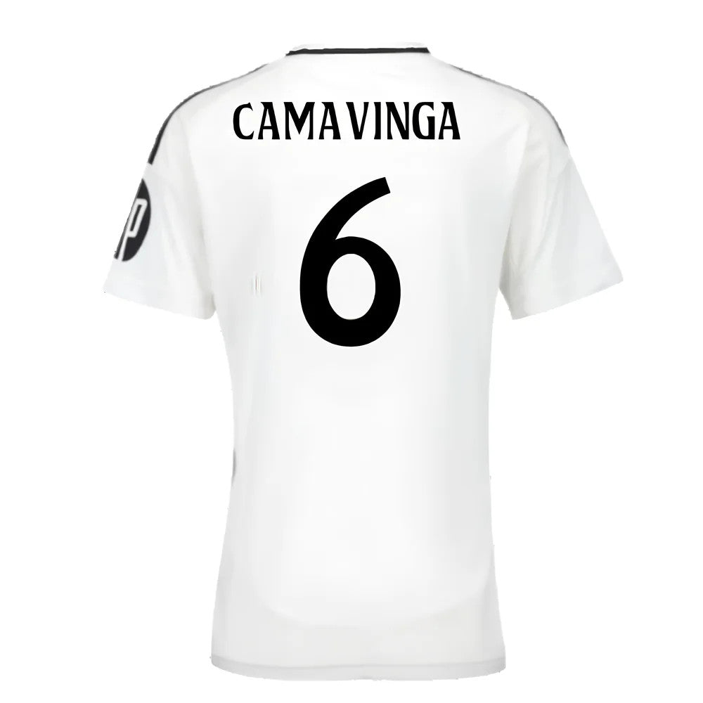 2024-2025 Real Madrid Home Shirt (Womens) (Camavinga 6)_2