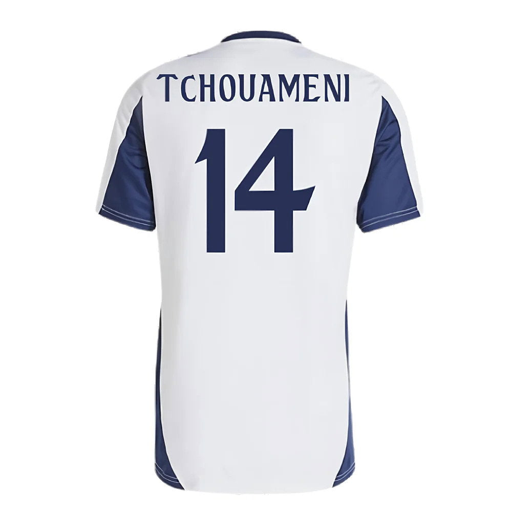 2024-2025 Real Madrid Training Shirt (White) (Tchouameni 14)_2