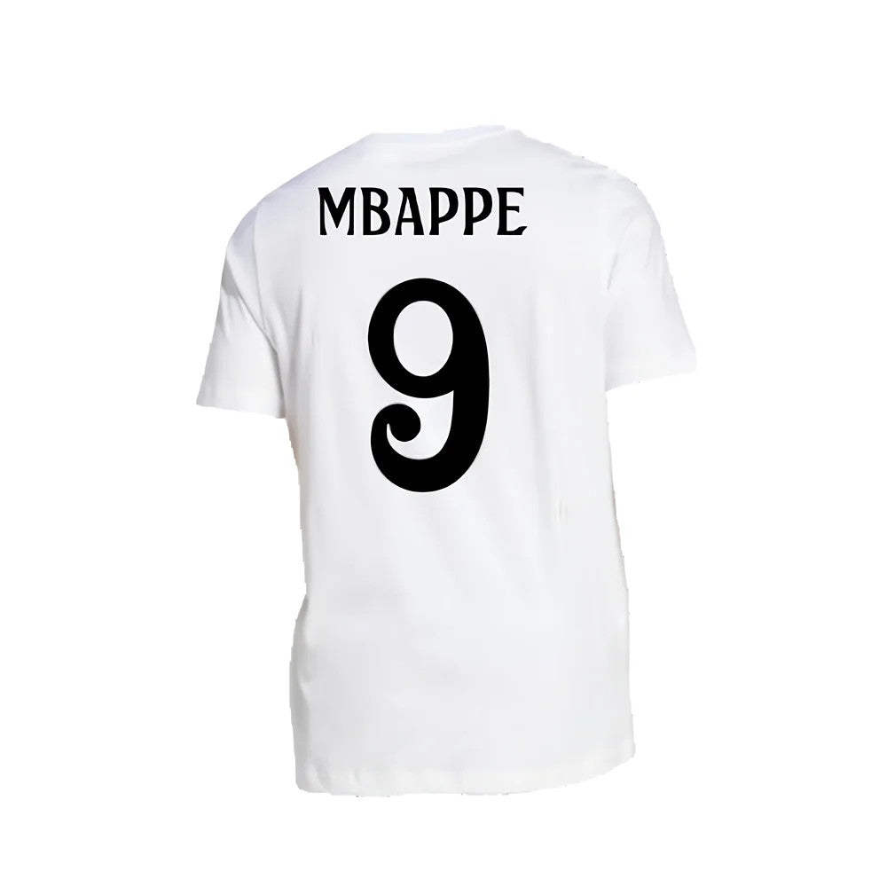 2024-2025 Real Madrid DNA Graphic Tee (White) (Mbappe 9)_2
