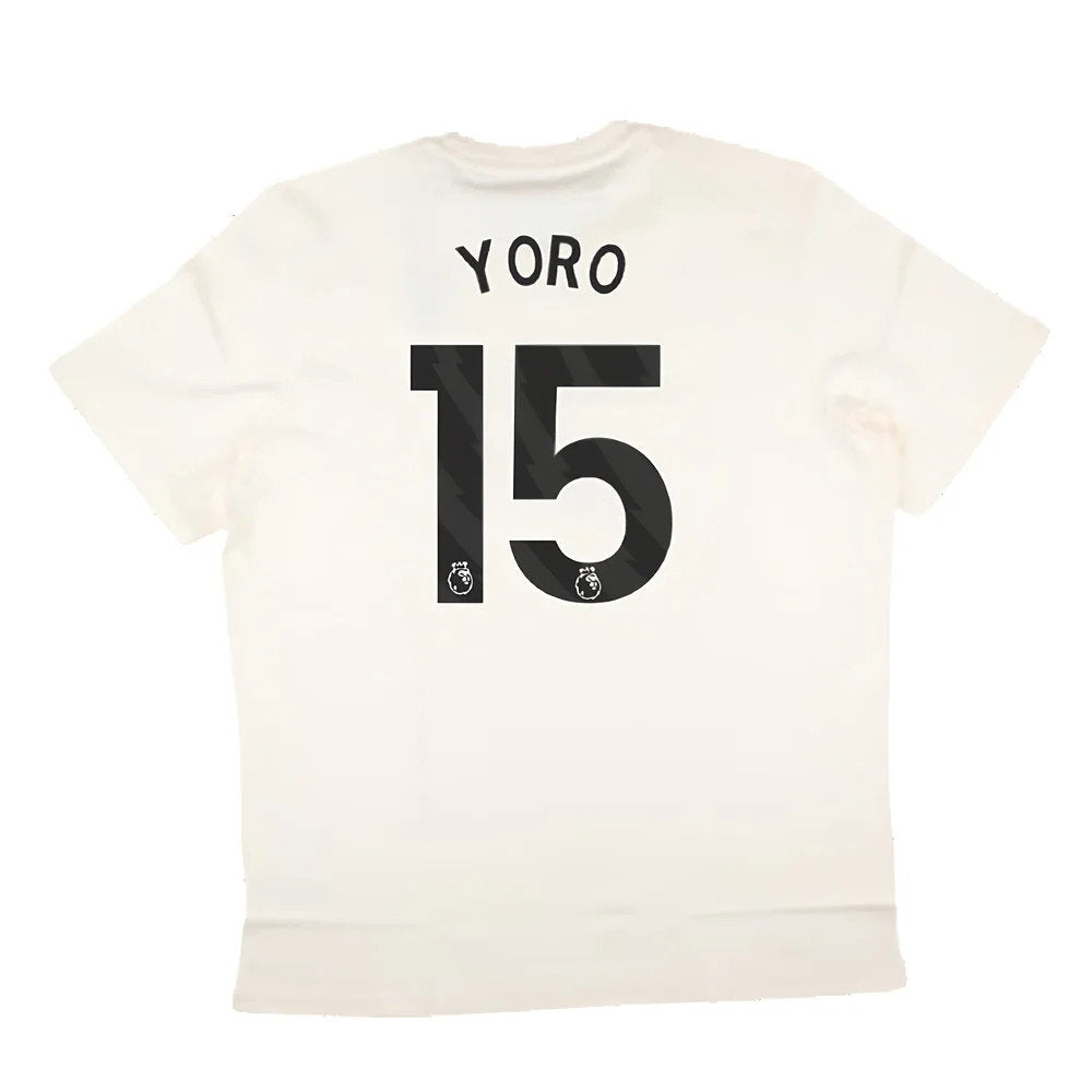 2024-2025 Man Utd SZN Graphic Tee (Cream White) (Yoro 15)_2