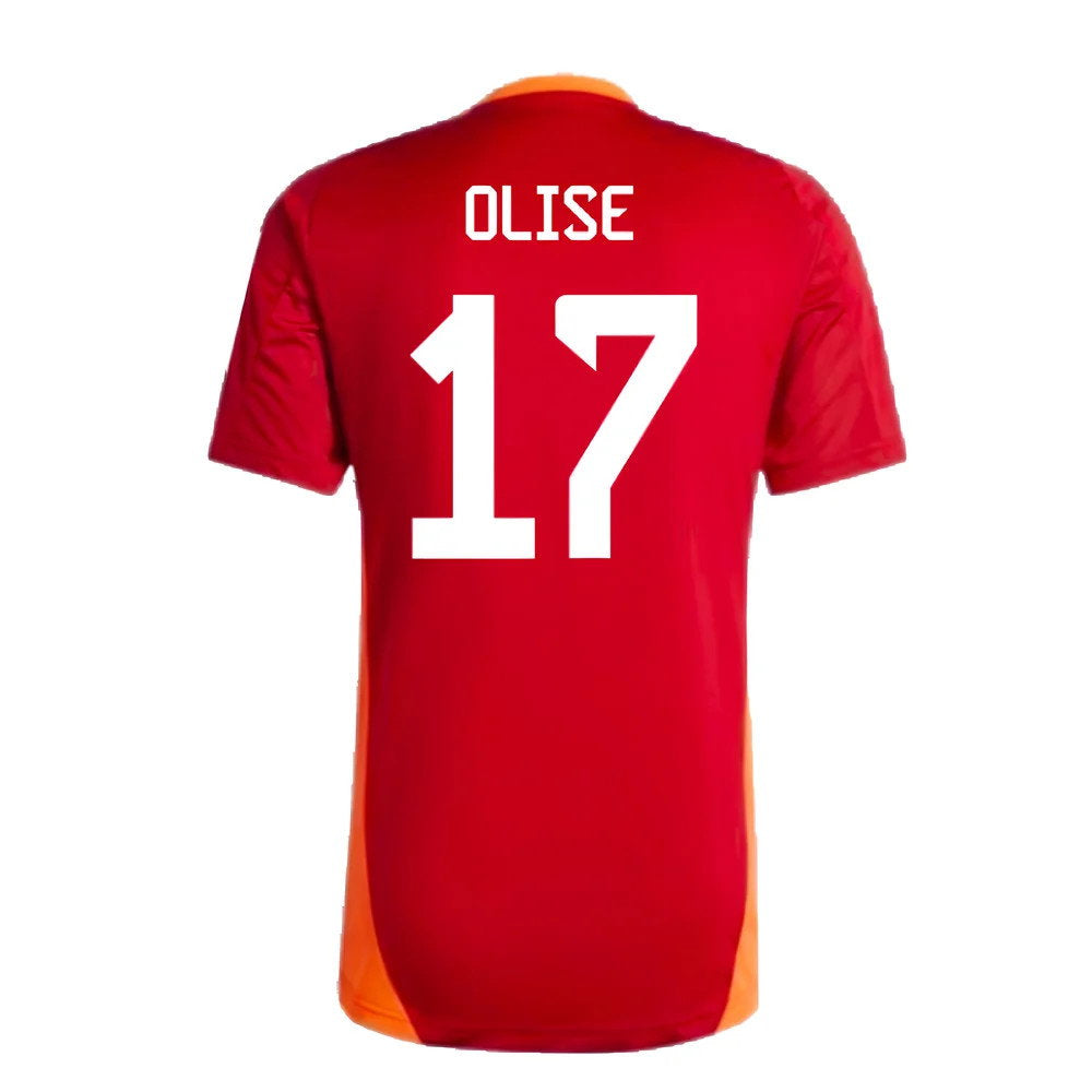 2024-2025 Bayern Munich Training Shirt (Red) (Olise 17)_2