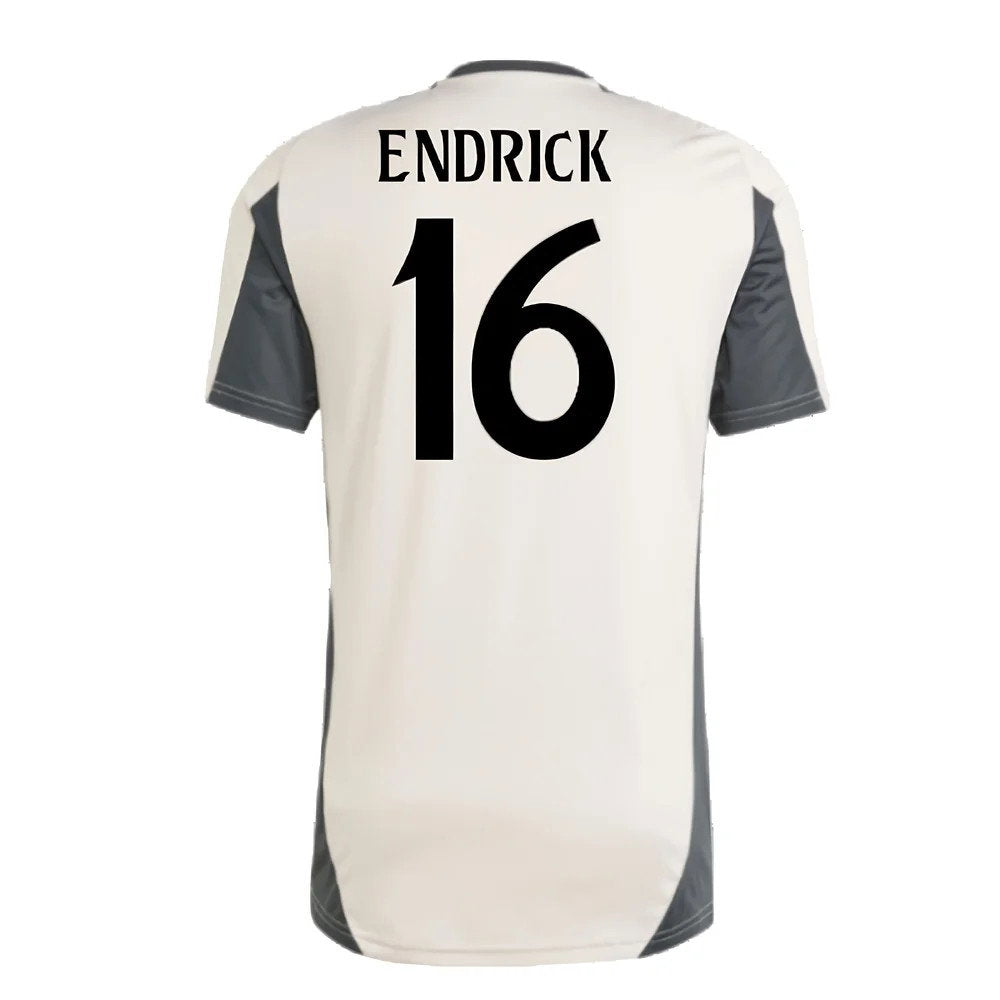 2024-2025 Real Madrid EU Training Jersey (Putty Mauve) (Endrick 16)_2