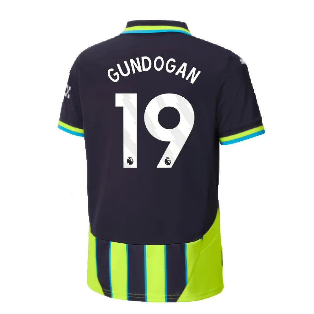 2024-2025 Man City Away Shirt (Kids) (Gundogan 19)_2