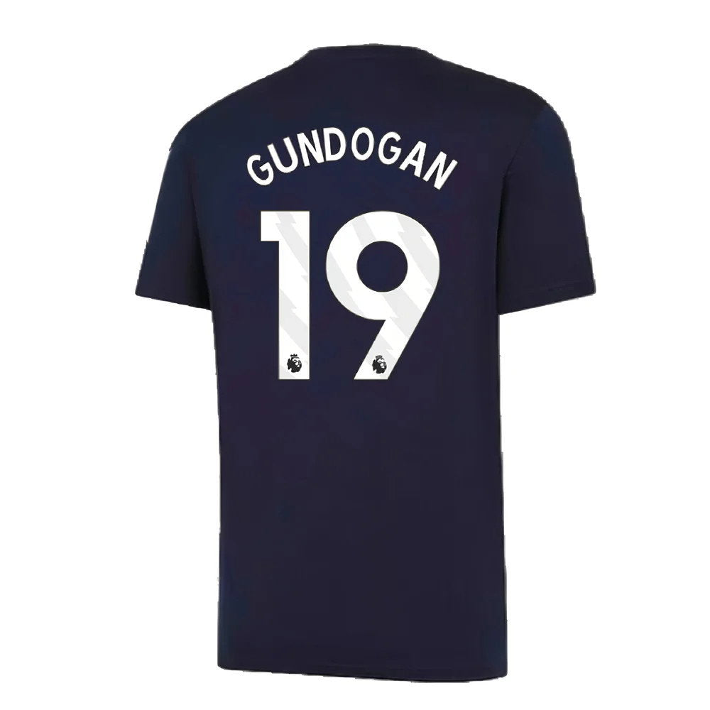 2024-2025 Man City Training Shirt (Inky Blue) - Kids (Gundogan 19)_2