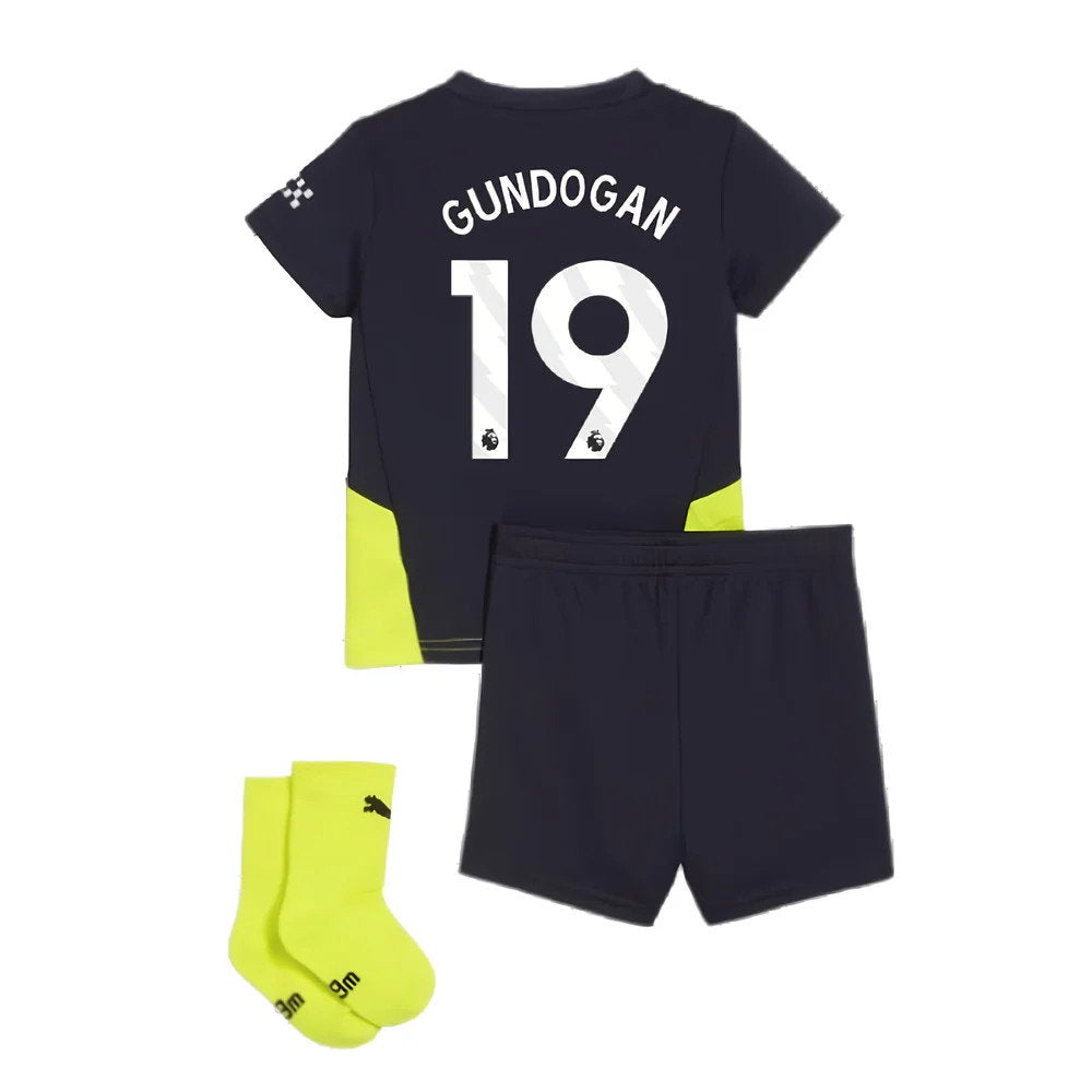 2024-2025 Man City Away Baby Kit (Gundogan 19)_2