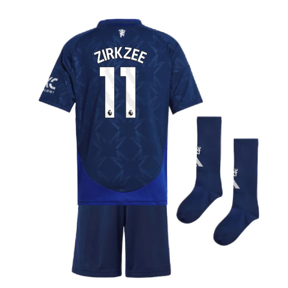 2024-2025 Man Utd Away Mini Kit (Zirkzee 11)_2