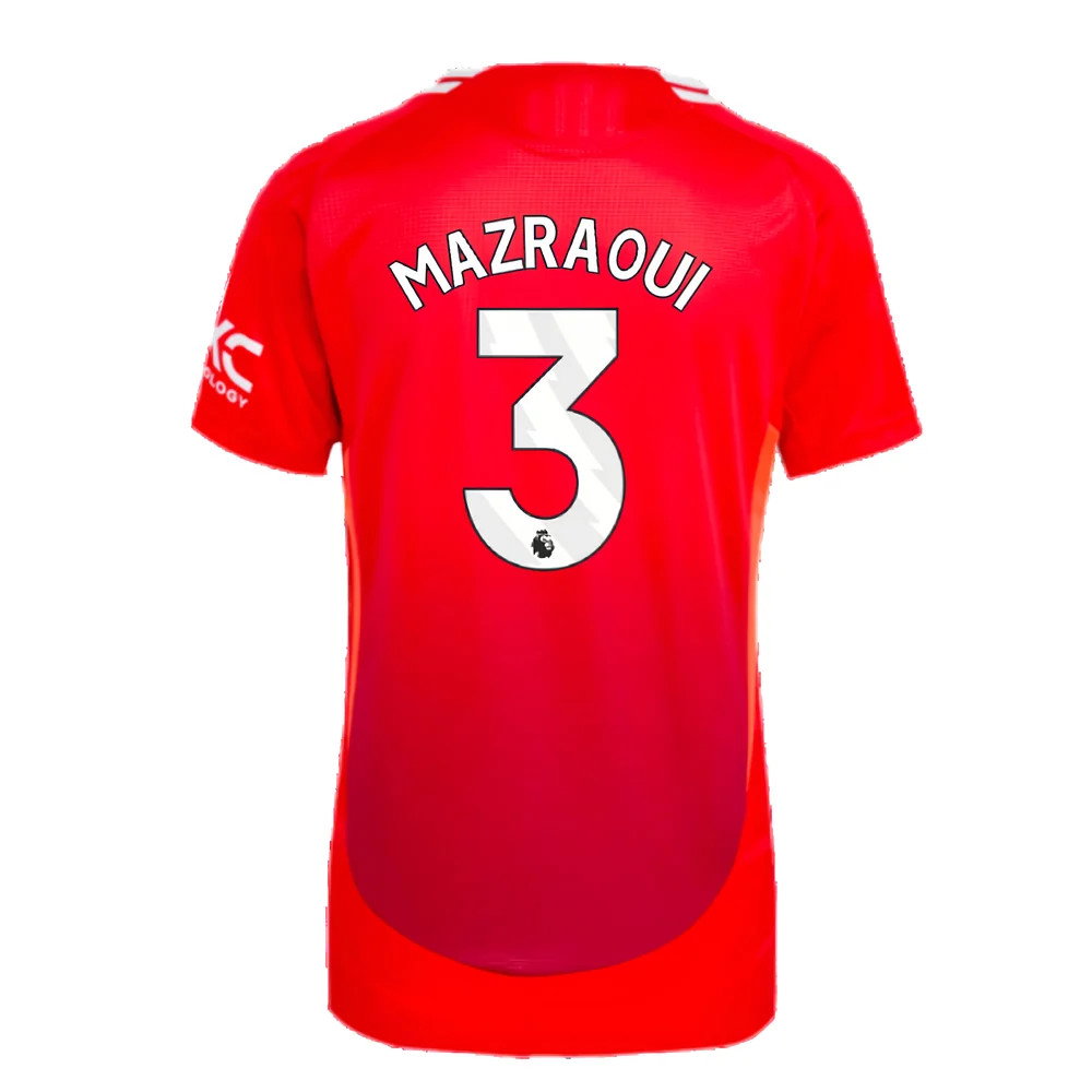 2024-2025 Man Utd Authentic Home Shirt (Womens) (Mazraoui 3)_2