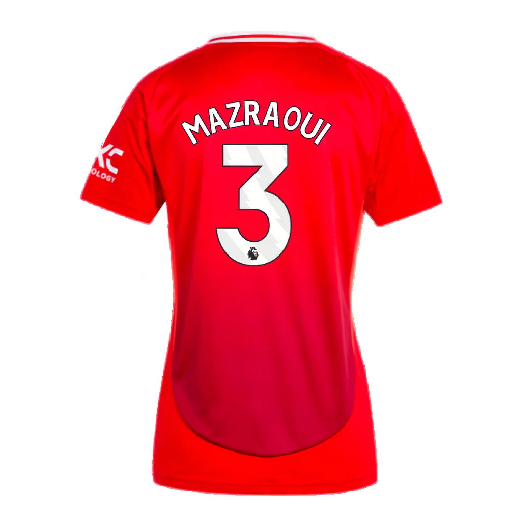 2024-2025 Man Utd Home Shirt (Womens) (Mazraoui 3)_2