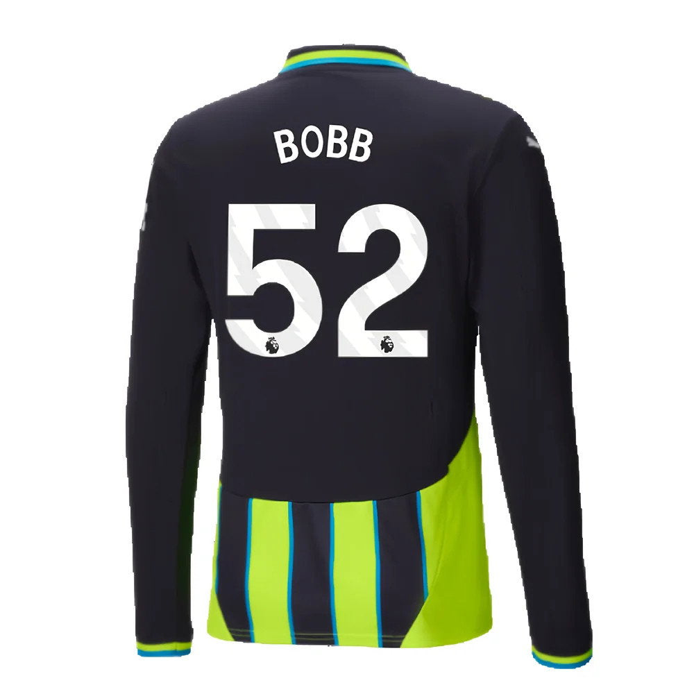 2024-2025 Man City Away Long Sleeve Shirt (Bobb 52)_2