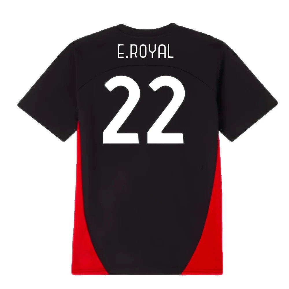2024-2025 AC Milan Training Shirt (Black) - Kids (E.Royal 22)_2
