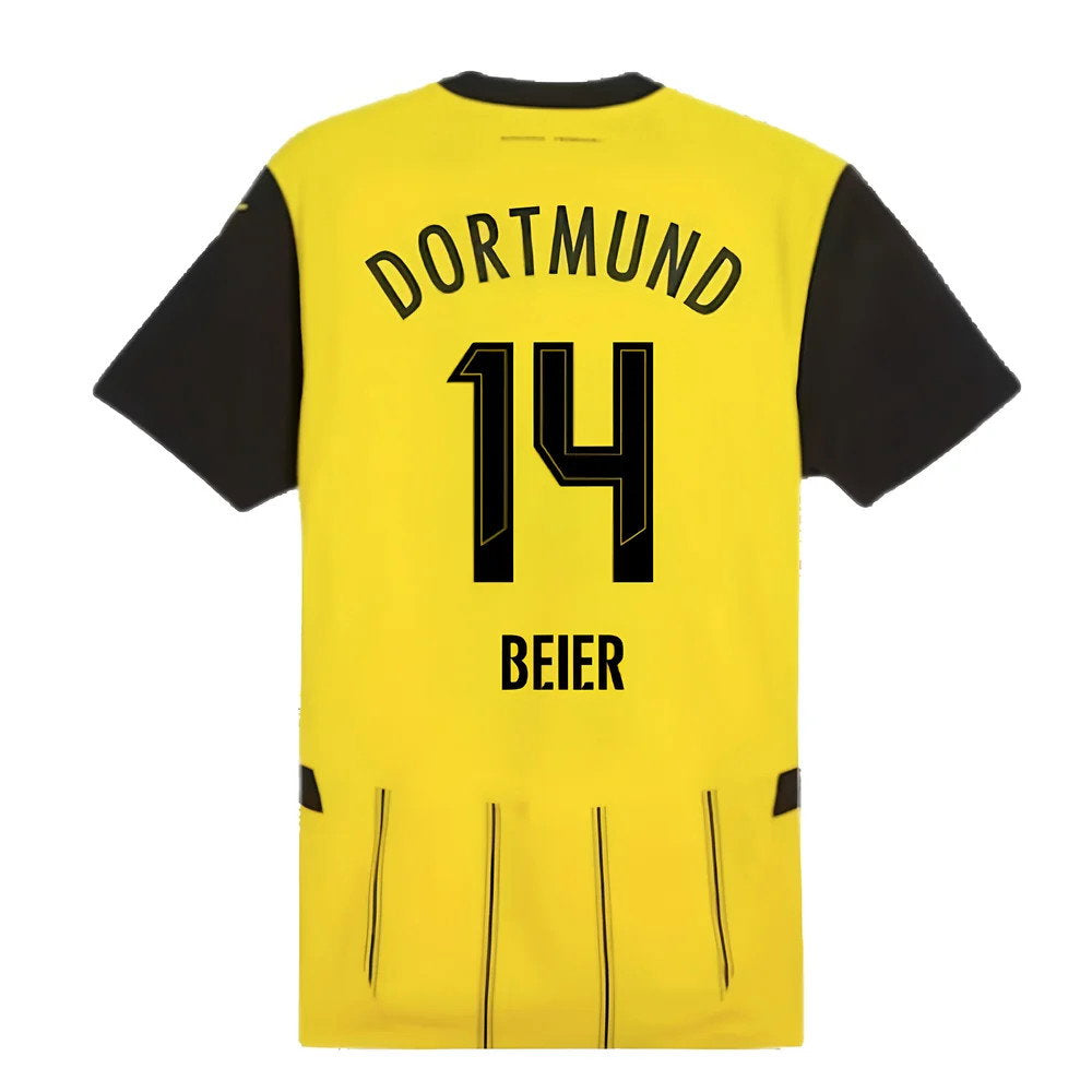 2024-2025 Borussia Dortmund Authentic Home Shirt (Beier 14)_2