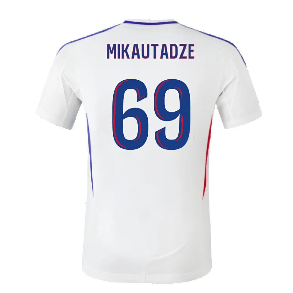 2024-2025 Olympique Lyon Home Shirt (Mikautadze 69)_2