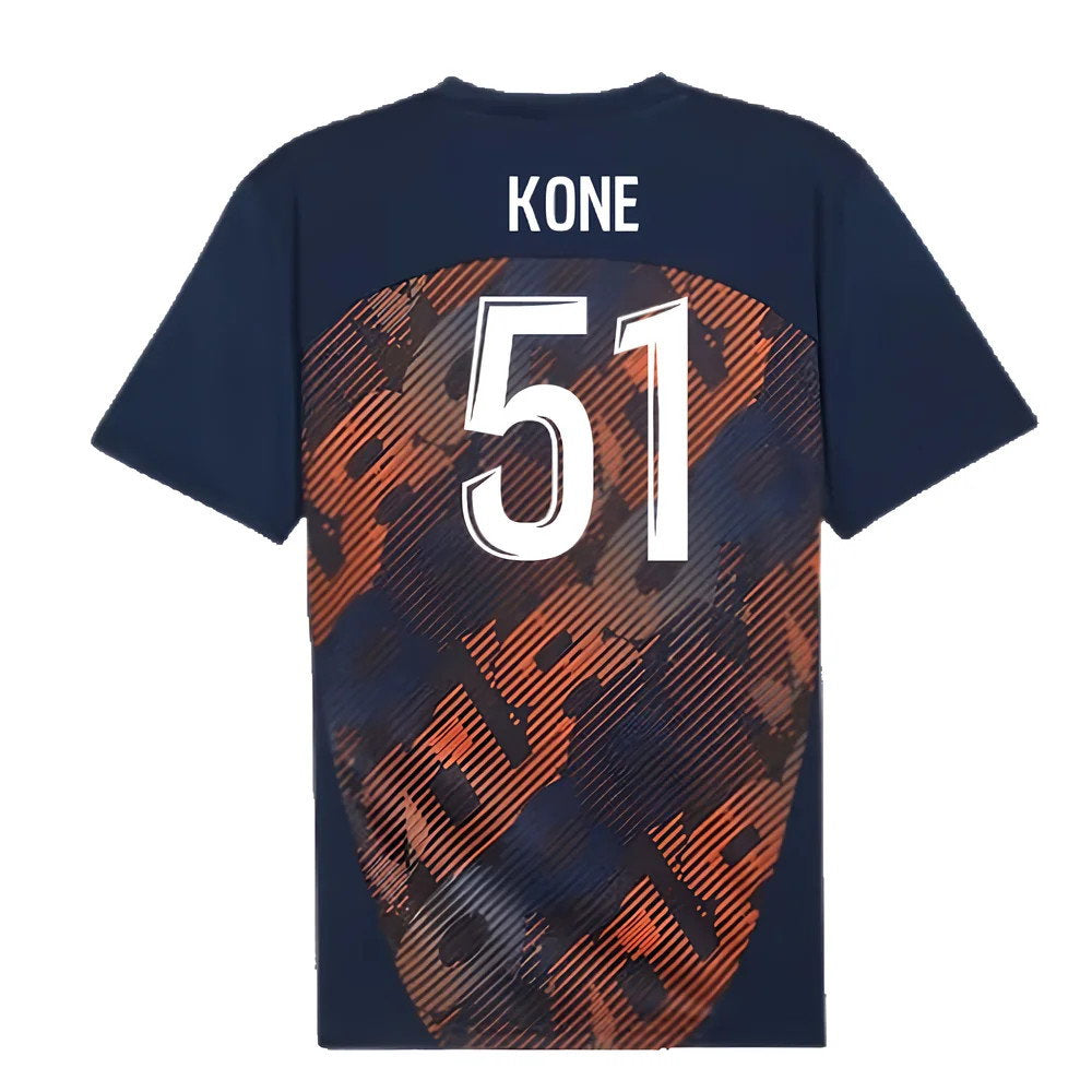 2024-2025 Marseille Pre-Match Shirt (Club Navy) (Kone 51)_2